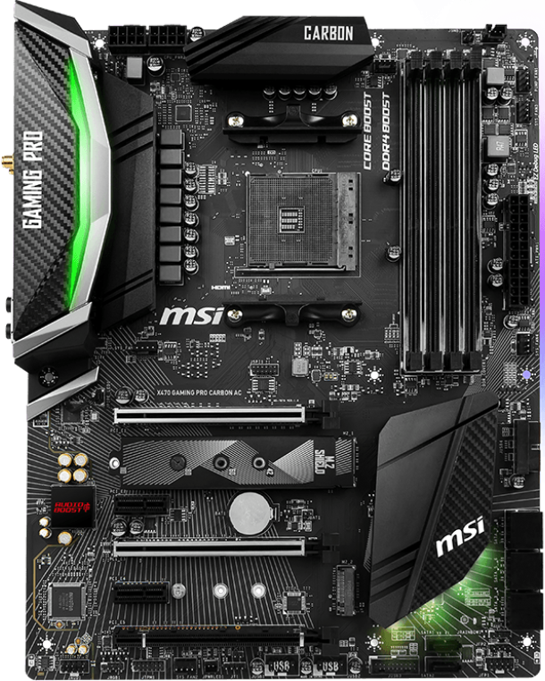 MSI X470 Gaming Pro Carbon AC - Motherboard Specifications On